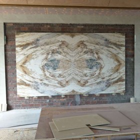 黃金龍對(duì)拼電視背景墻應(yīng)用