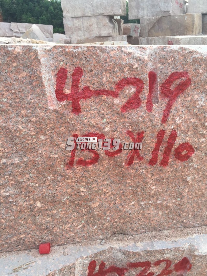 江西博勝石業主營紅色花崗巖映山紅、代代紅石材