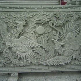 達(dá)州青石浮雕 龍鳳呈祥