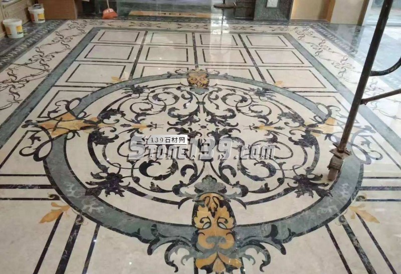 石材拼花地鋪 大理石應用
