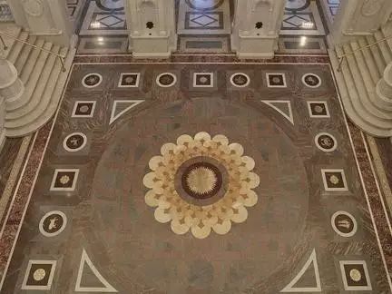 這些大理石拼花實在太驚艷了！