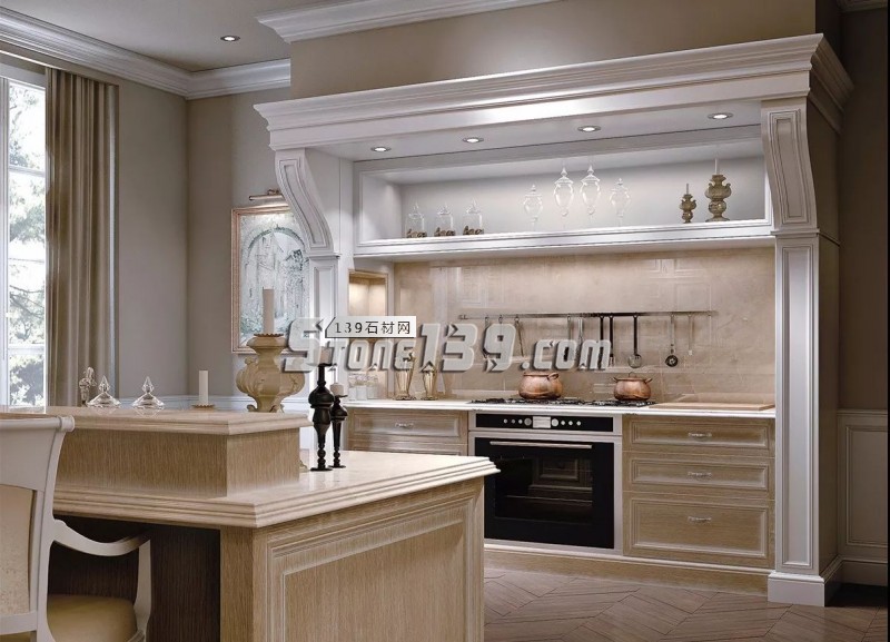 藝術品般的大理石廚房，做飯也可以很享受