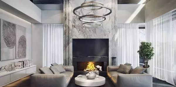 大理石壁爐—顏值賽高的冬日“暖男”