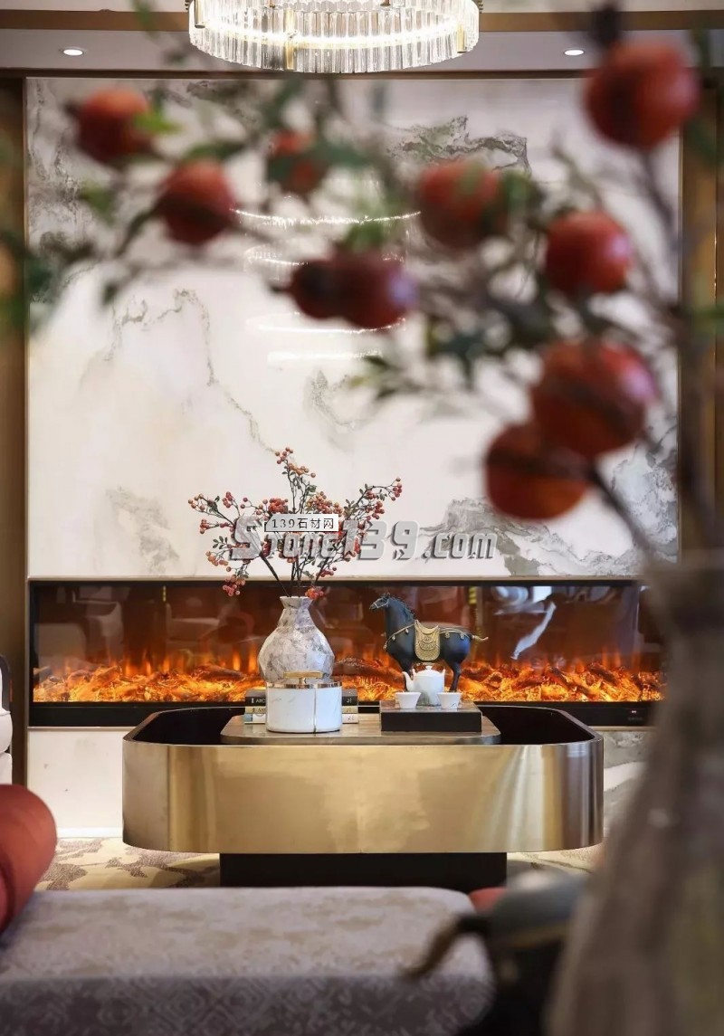 大理石壁爐—顏值賽高的冬日“暖男”