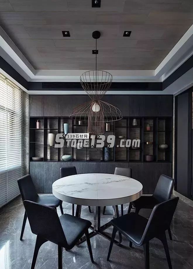 黑白灰大理石創造設計感空間