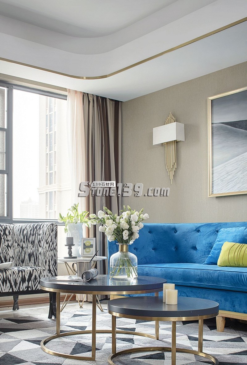 大理石與黃銅打造時尚輕奢主義