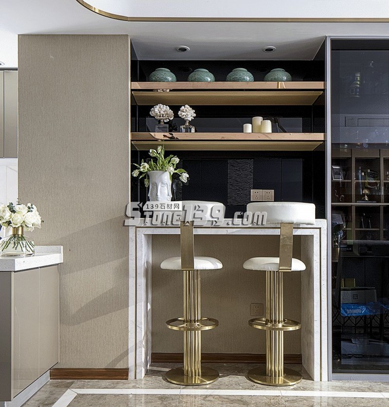 大理石與黃銅打造時尚輕奢主義