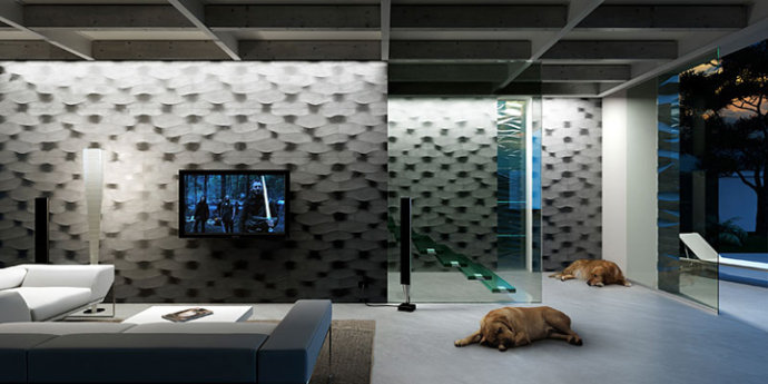 CNC數(shù)控加工的石材背景墻讓建筑裝飾效果更精致 CNC石材背景墻