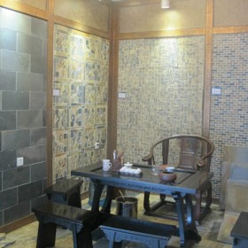 石材馬賽克墻面應用