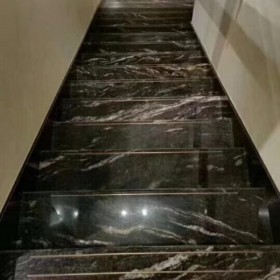 宇宙金大理石樓梯踏步應用
