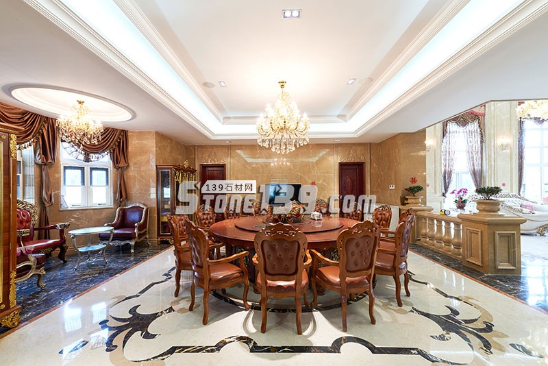 石材別墅裝飾 大理石內裝