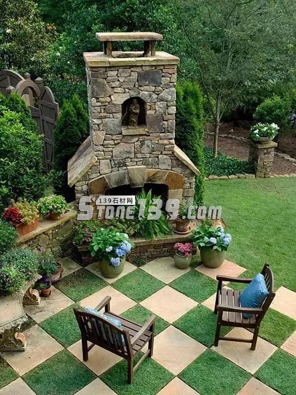 園林石材路面9種常用的鋪裝形式 園林鋪路石