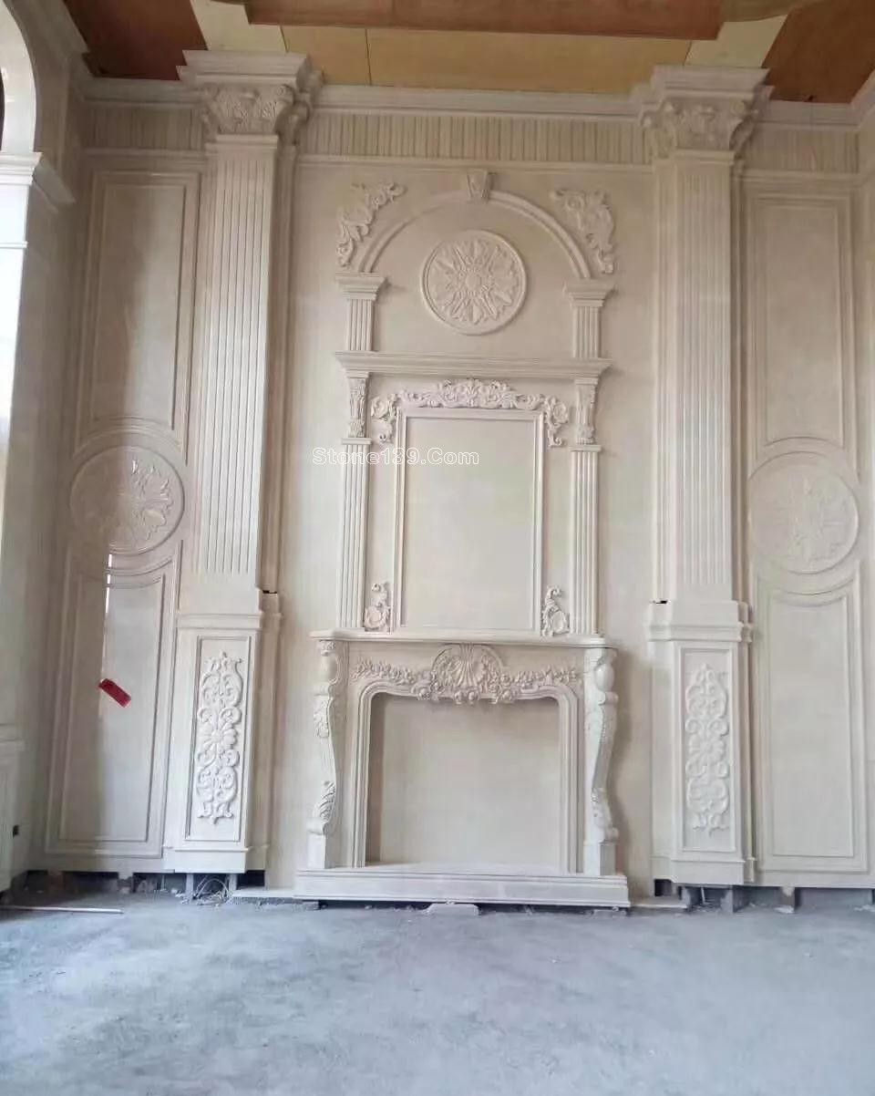 50款復式樓躍層挑高石材背景墻實景案例欣賞 復式樓挑高躍層石材背景墻