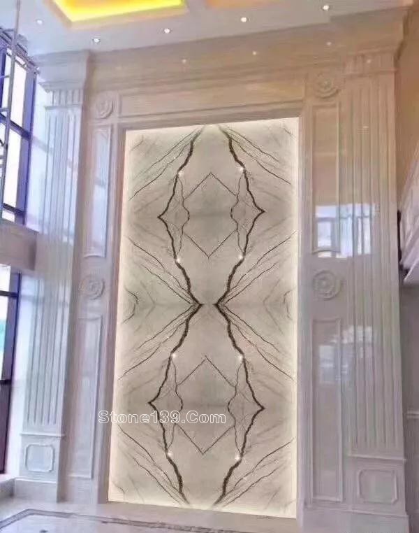 50款復式樓躍層挑高石材背景墻實景案例欣賞 復式樓挑高躍層石材背景墻