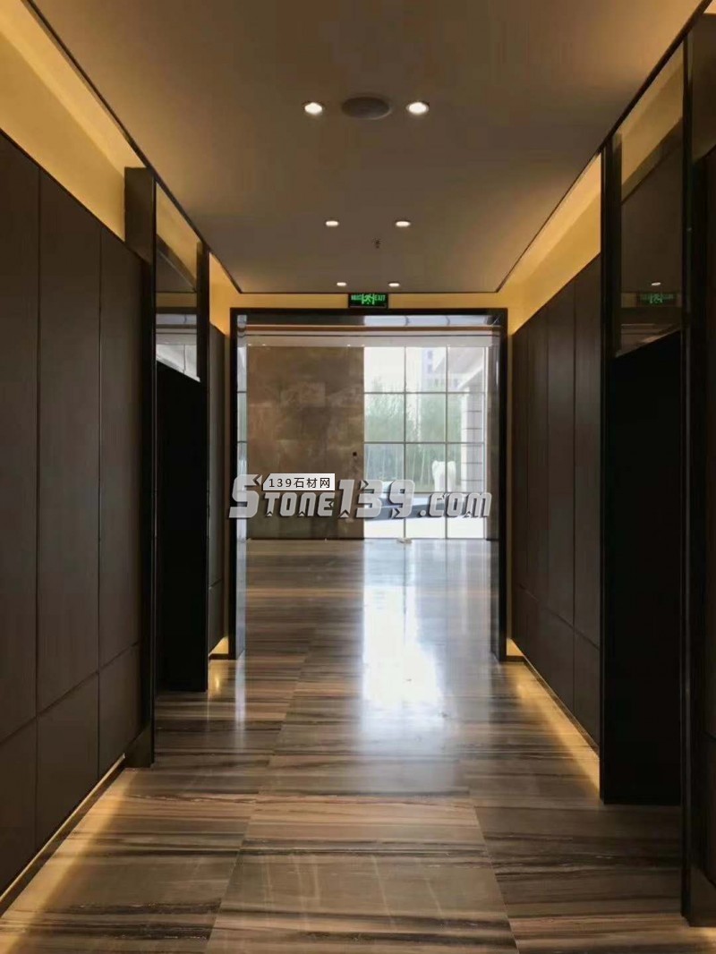 意大利藍金沙大理石裝飾案例