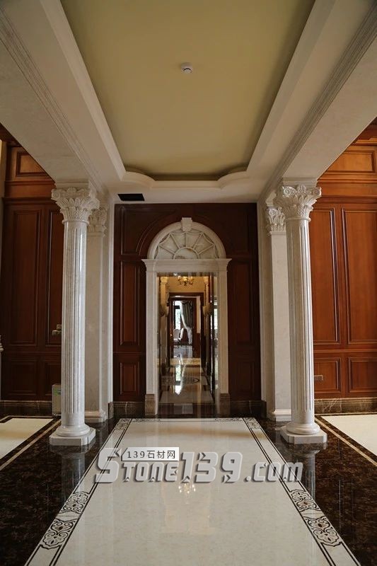 大理石豪宅家裝,中信山語湖別墅