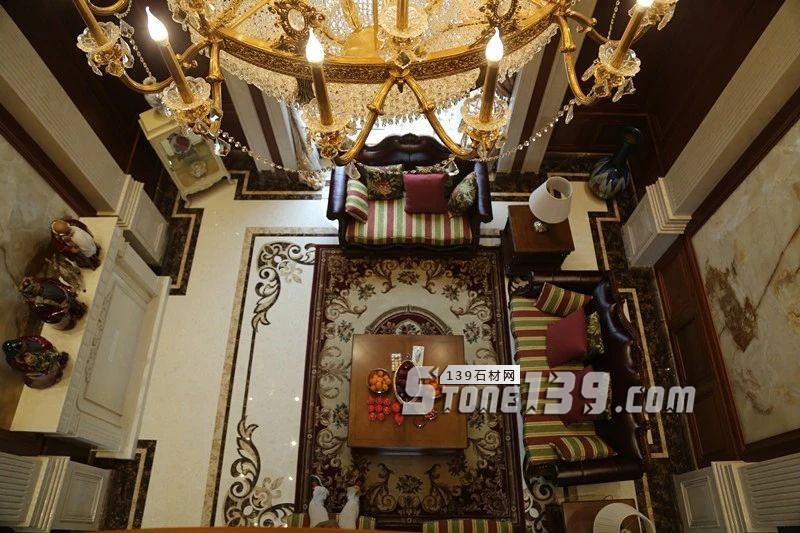 大理石豪宅家裝,中信山語湖別墅