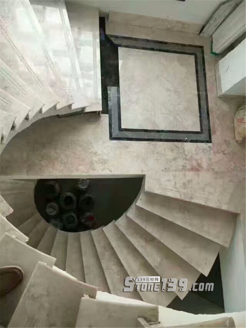 大理49款室內(nèi)大理石旋轉(zhuǎn)樓梯裝飾實例欣賞
