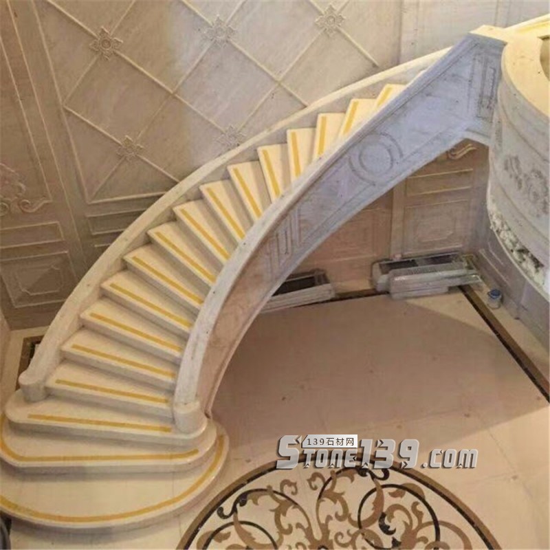 大理49款室內(nèi)大理石旋轉(zhuǎn)樓梯裝飾實例欣賞