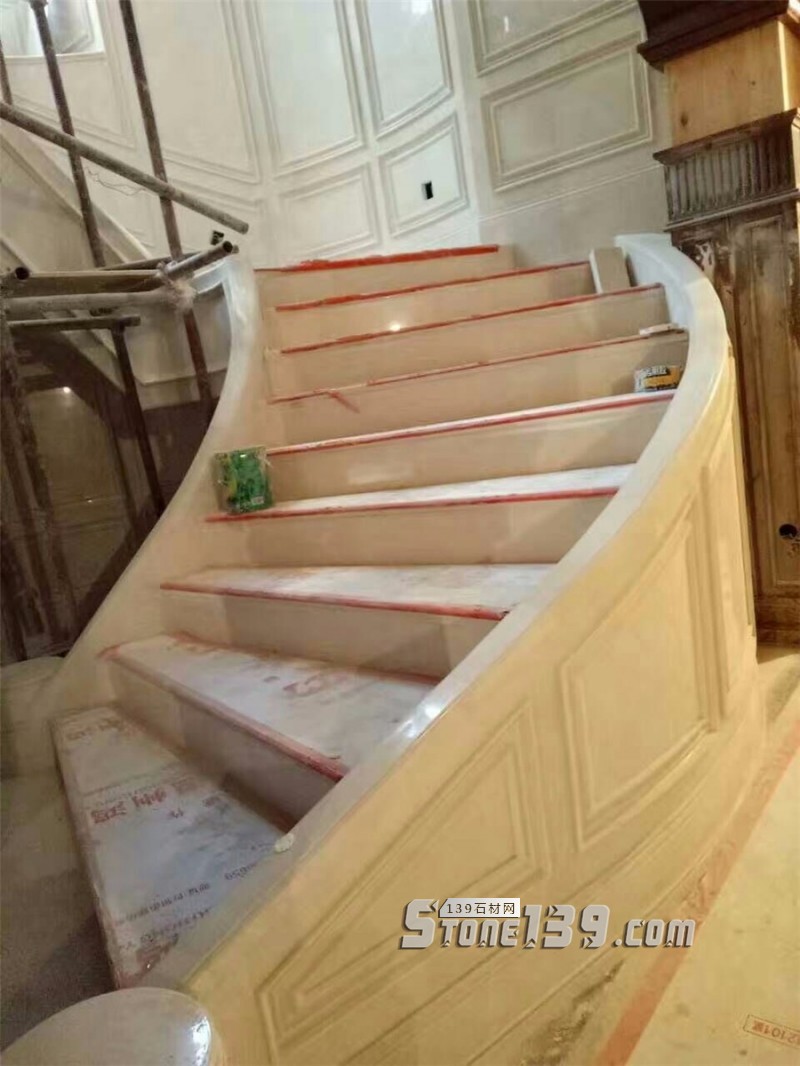 大理49款室內(nèi)大理石旋轉(zhuǎn)樓梯裝飾實例欣賞