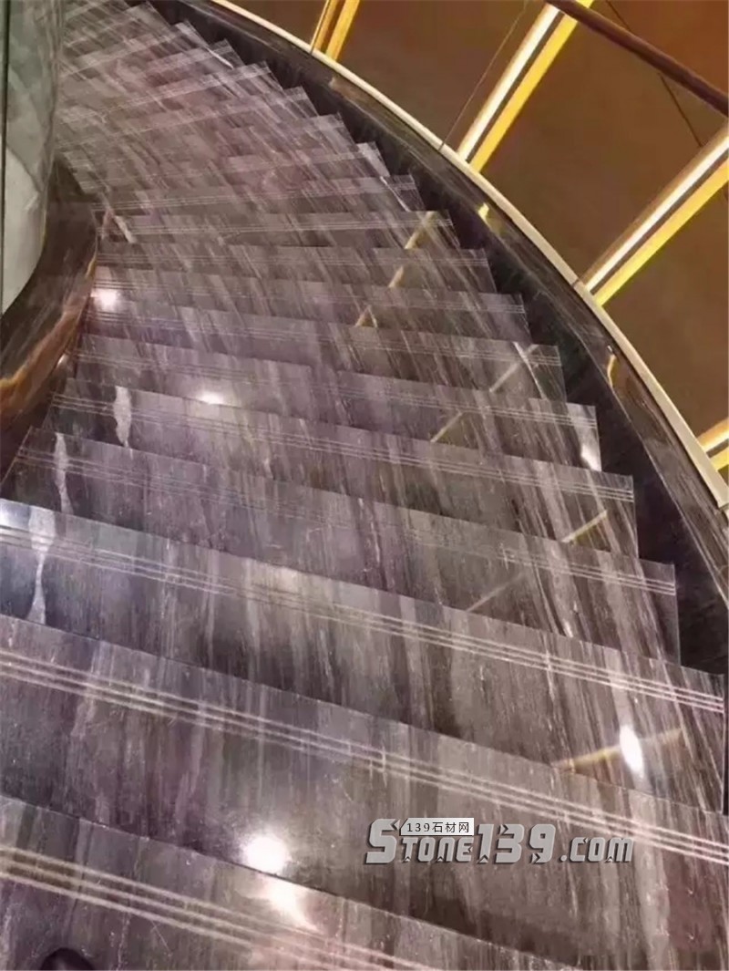 大理49款室內(nèi)大理石旋轉(zhuǎn)樓梯裝飾實例欣賞