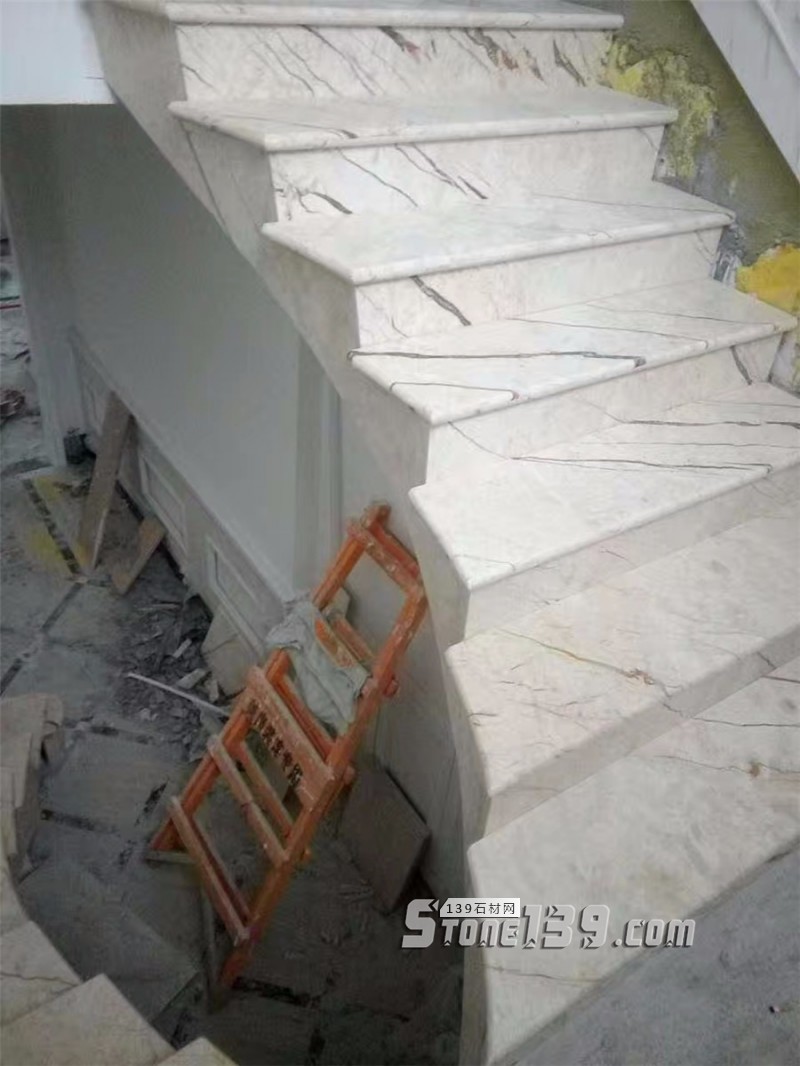 大理49款室內(nèi)大理石旋轉(zhuǎn)樓梯裝飾實例欣賞