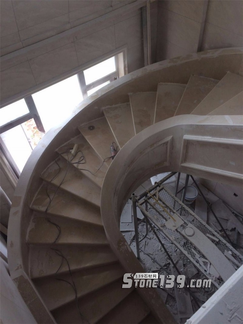 大理49款室內(nèi)大理石旋轉(zhuǎn)樓梯裝飾實例欣賞
