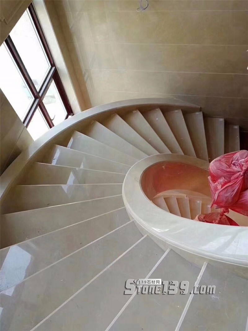 大理49款室內(nèi)大理石旋轉(zhuǎn)樓梯裝飾實例欣賞