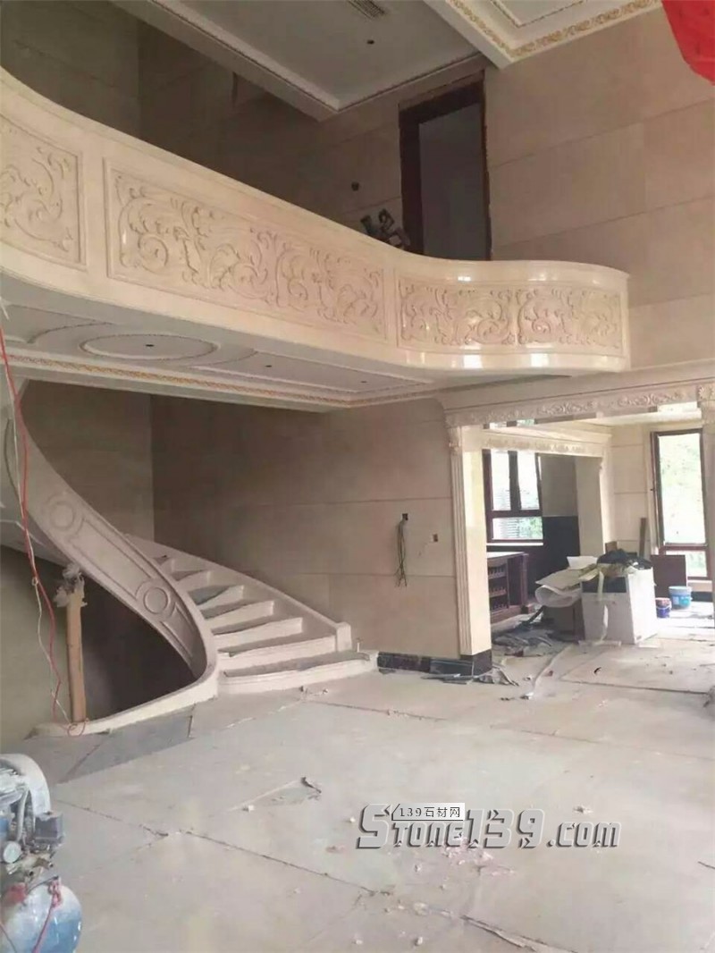 大理49款室內(nèi)大理石旋轉(zhuǎn)樓梯裝飾實例欣賞