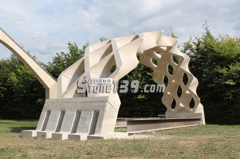 用(意大利)原石打造的拱形石材拋物線拱形預制結構