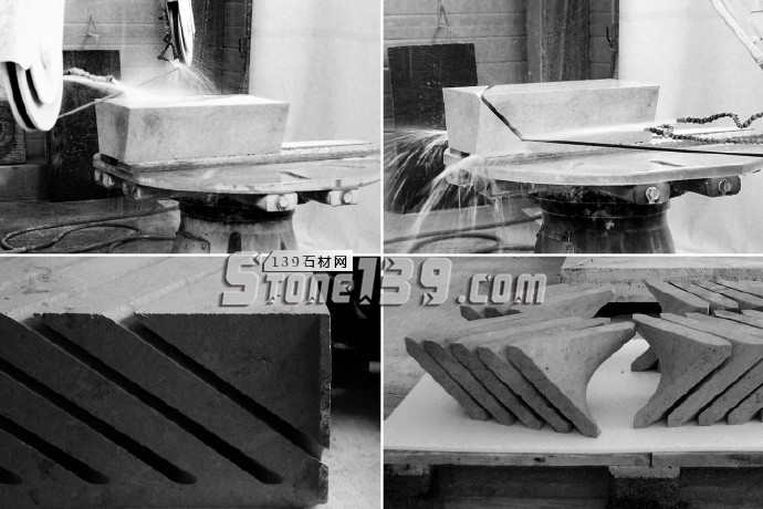 用(意大利)原石打造的拱形石材拋物線拱形預制結構