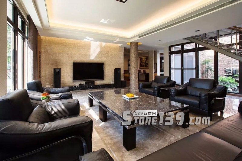 80后、90后年輕人鐘愛的大理石電視背景墻裝飾風格