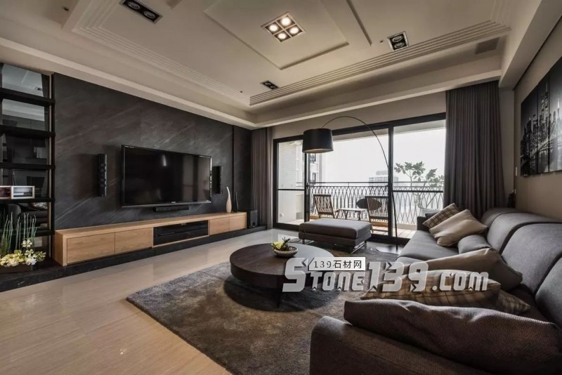 80后、90后年輕人鐘愛的大理石電視背景墻裝飾風格