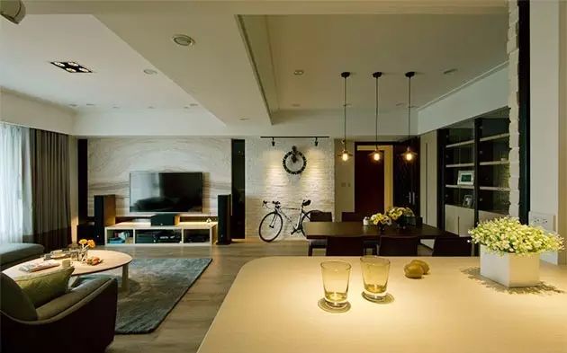 80后、90后年輕人鐘愛的大理石電視背景墻裝飾風格