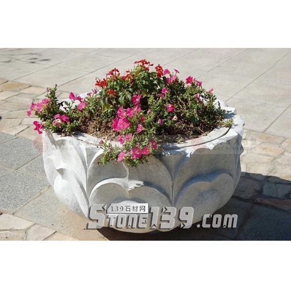 石材花缽(花盆)