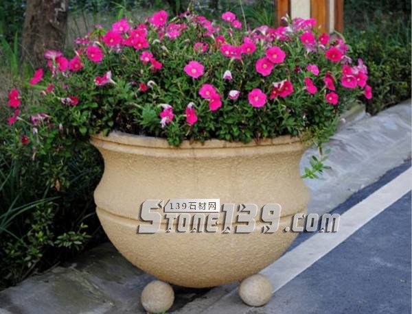 石材花缽(花盆)