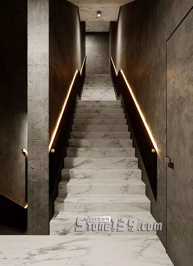2018年最流行的大理石樓梯、過道、拼花應用分享