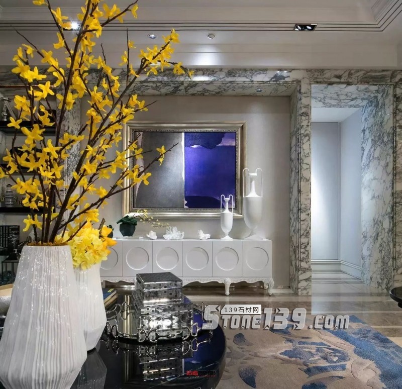 2018年最流行的大理石樓梯、過道、拼花應用分享