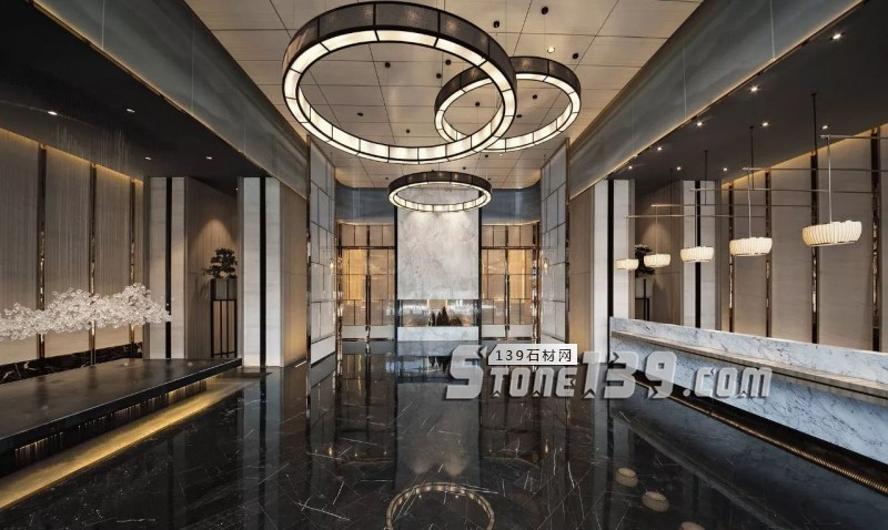 2018年最流行的大理石樓梯、過道、拼花應用分享