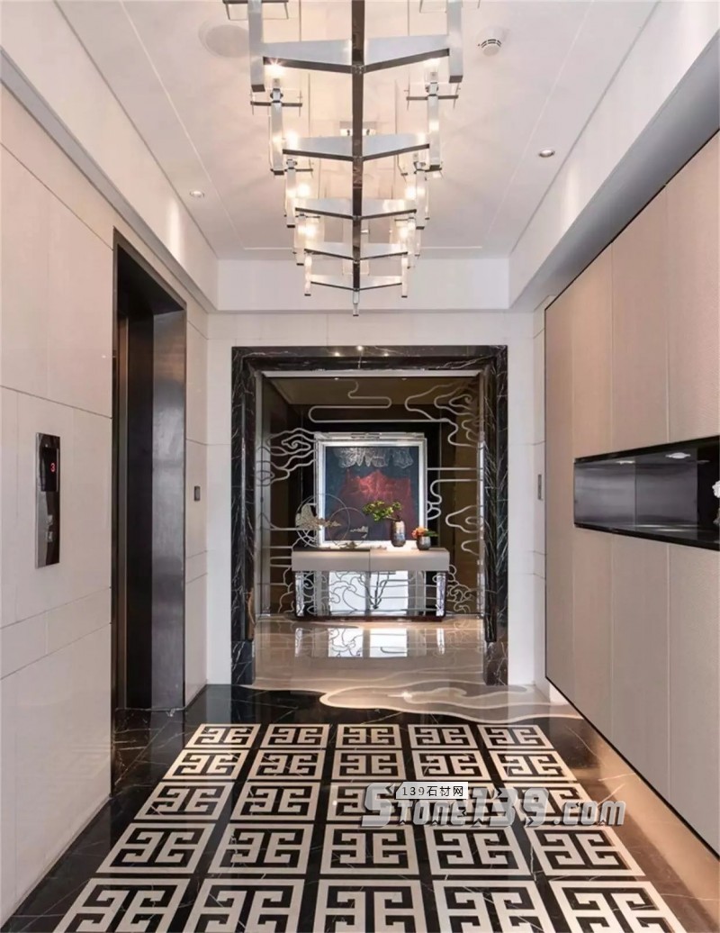 2018年最流行的大理石樓梯、過道、拼花應用分享