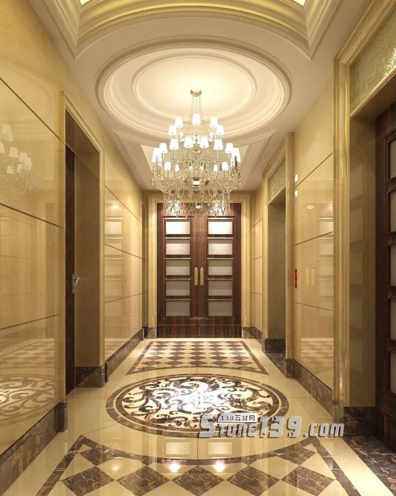 2018年最流行的大理石樓梯、過道、拼花應用分享
