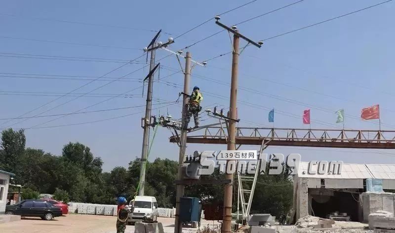 遼寧錦州凌海市集中整治石材石雕加工企業,依法對231家實施斷電