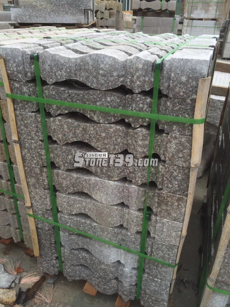 廣茂石業花崗巖產品 異形欄桿 線條 園林石材