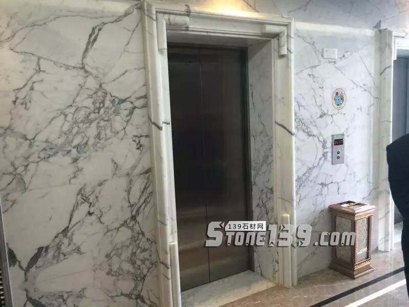 雪花白大理石經典裝飾設計案例-感受奢華紋理之美