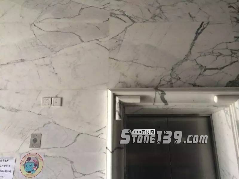 雪花白大理石經典裝飾設計案例-感受奢華紋理之美
