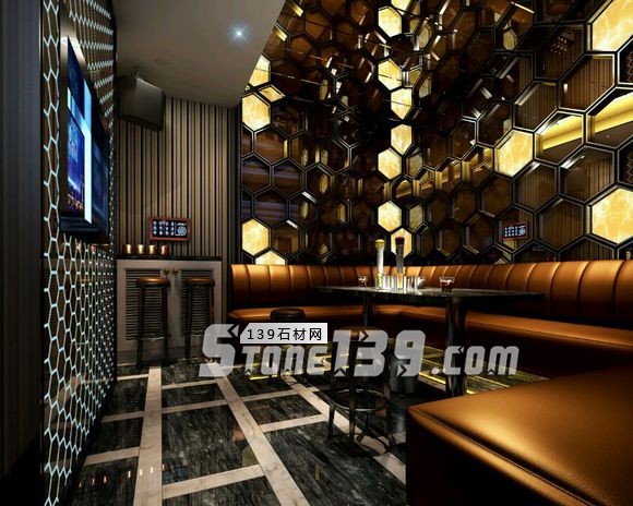 卡地亞灰大理石裝飾樣板房