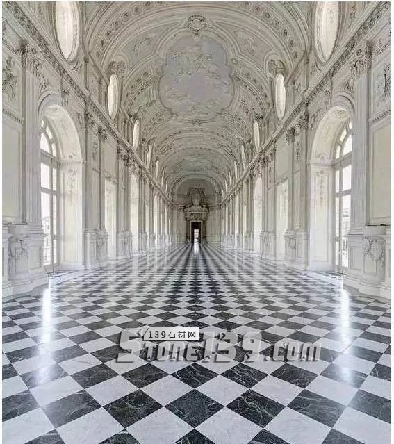 黑與白，經典的石材拼接藝術