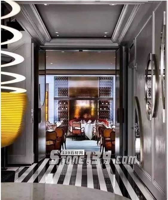 黑與白，經典的石材拼接藝術