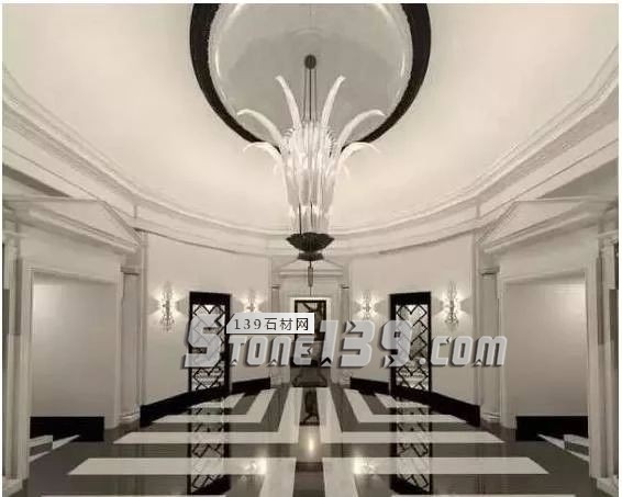 黑與白，經典的石材拼接藝術