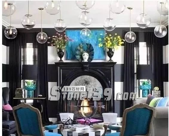 黑與白，經典的石材拼接藝術